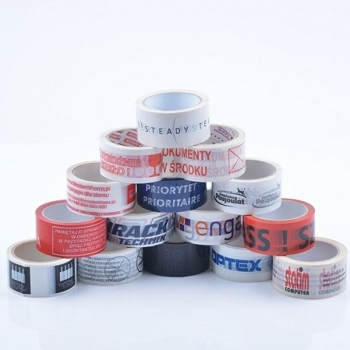 Taśma z logo Hotmelt, 2 kolory, 360 rolek