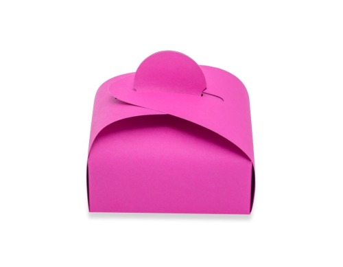 Pudełko ozdobne Prezent S 110x110x65mm Różowe