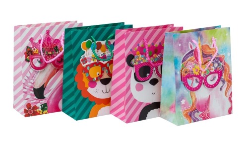 Torba Lux A3 z brokatem i okularami - 12 szt.