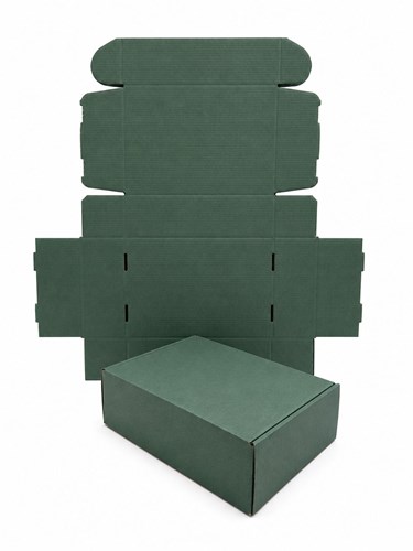 karton wykrojnikowy zielony 240x170x70 mm 25 sztuk
