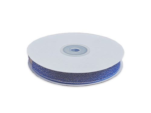 Wstążka brokatowa 12mm/32m niebieska WB7005