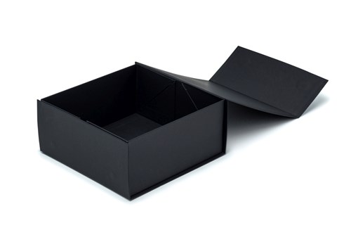 Pudełko Magnetyczne Czarne 200x200x90mm Pudełko Prezentowe Ozdobne
