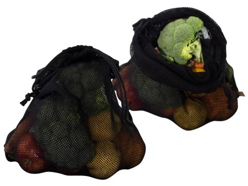 Worek z siatki 30x45 czarny 58g