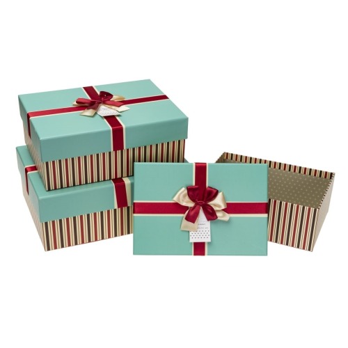 Zestaw Pudełek Zielonych HL-028-GREEN (3 szt)