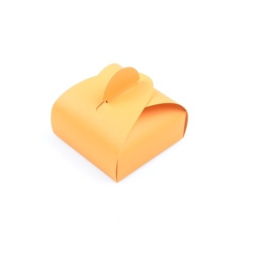 Opakowania ozdobne S 110x110x65mm Pomarańczowe