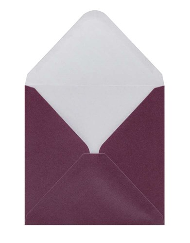 Koperty K4 kwadratowe Perłowe Bordowe 40-21 120gsm 50szt