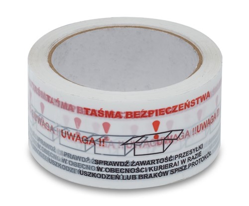 Taśma Bezpieczeństwa Sprawdź Zawartość Przy Kurierze