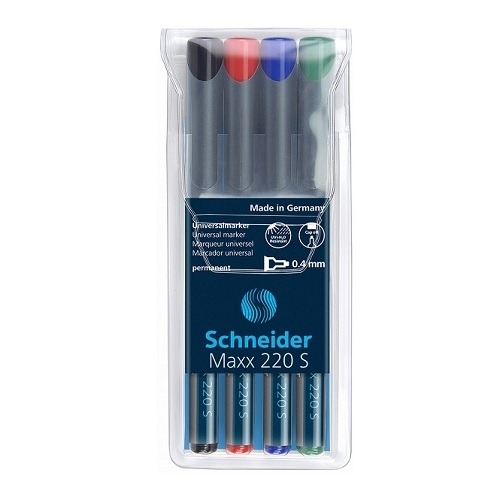 Foliopis SCHNEIDER MAXX 220 S 0,4mm 4 kol. mix