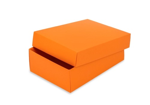 Pudełko ozdobne M 186x130x60mm Pomarańczowe