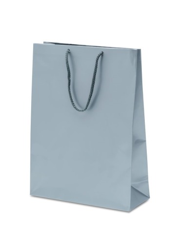 Torba Papierowa Laminat Srebrna 