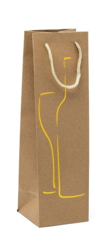 Torba Lux H-stamp na butelkę Jednokolor. -12 szt