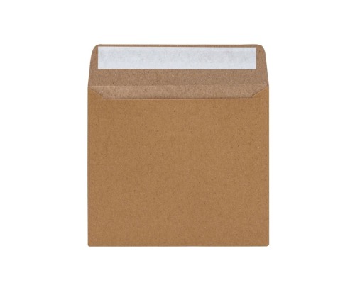Kopertya kwadratowe K4 HK ozdobne Brązowe mocne 120gsm 50szt