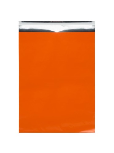 Woreczki Metalizowane 320x430+50mm Pomarańczowe