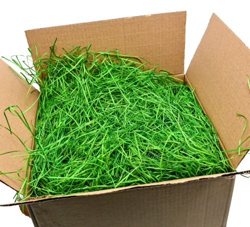 Dekoracyjna wełna drzewna 1kg Pistacja