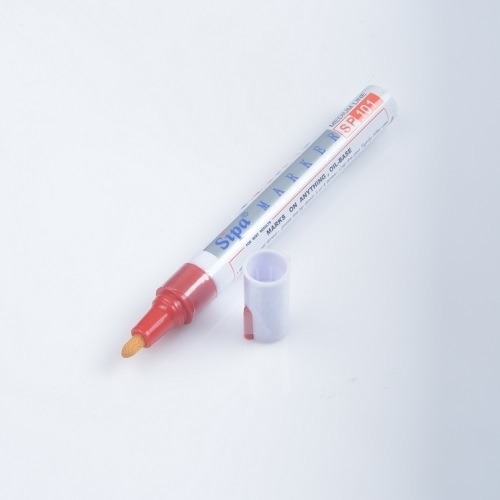 Pisak z farbą olejną - czerwony