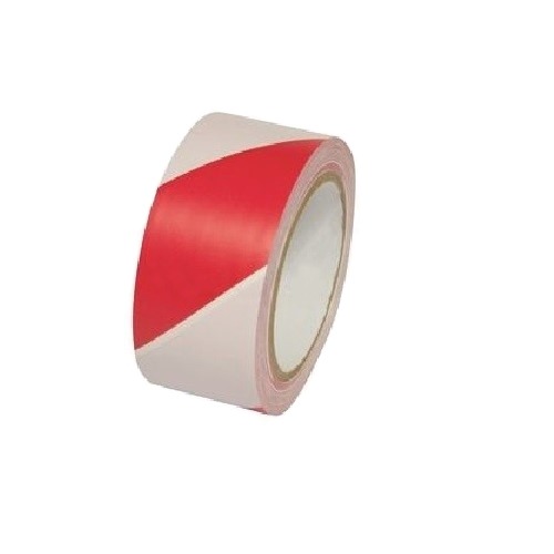 Taśmy podłogowe biało czerwone