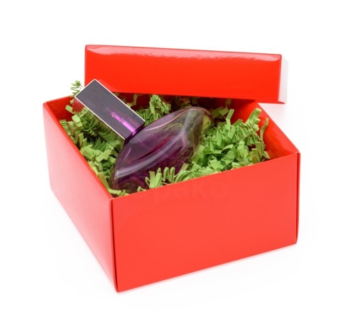 Pudełko Laminowane 120x120x70mm Czerwone