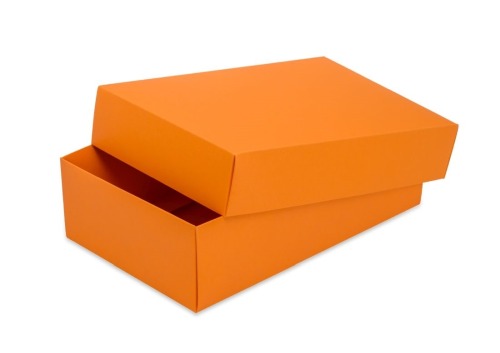 Pudełko ozdobne L 255x160x75mm Pomarańczowe