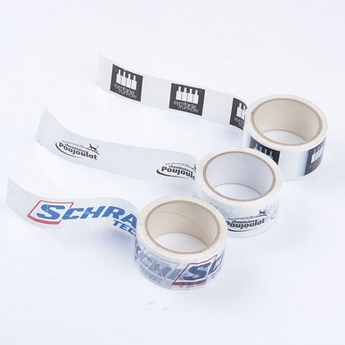 Taśma z własnym logo Hotmelt, 1 kolor, 180 rolek