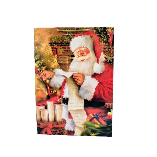 Torba Świąteczna MIX 345x130x480 K5 Mikołaj10szt