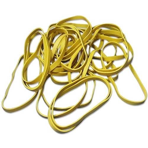Gumki recepturki 80mmx1,5x6,0 żółte - 1000g