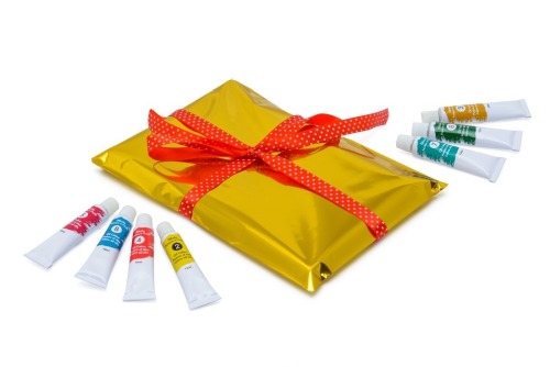 Woreczki Metalizowane 320x430+50mm Różowe