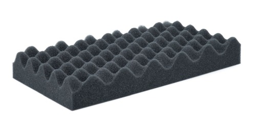 Pianka Gąbka falista T18 Szara 2000x1000x40/10