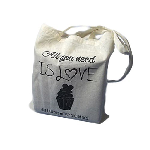 Torba Bawełniana 380x420 / 70 / ALL U NEED IS LOVE