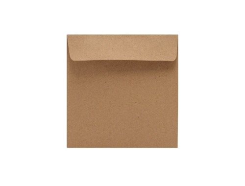 Kopertya kwadratowe K4 HK ozdobne Brązowe mocne 120gsm 50szt