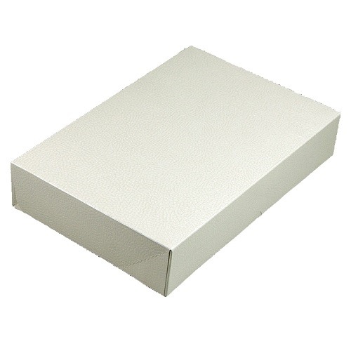 Pudełko białe marmur 14777 - 299x200x60mm