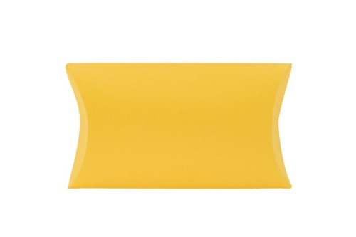 Pudełka ozdobne Poduszka S 135x100x30mm Żółte