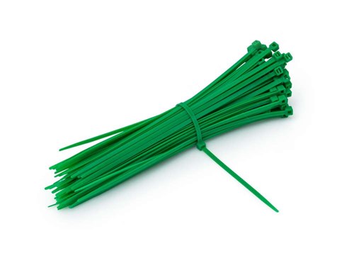 Opaska kablowa zielona