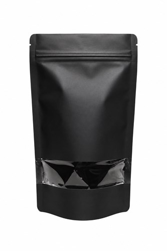 torebka-doypack-czarny-kraft-z-oknem-750ml-160x270x80-25szt