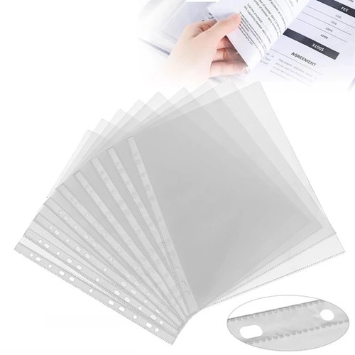 Koszulki A4 na dokumenty 100szt. krystaliczne