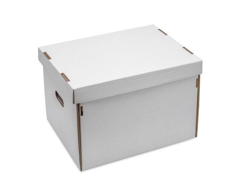 Karton wykrojnikowy 416x337x294mm Biały archiwum