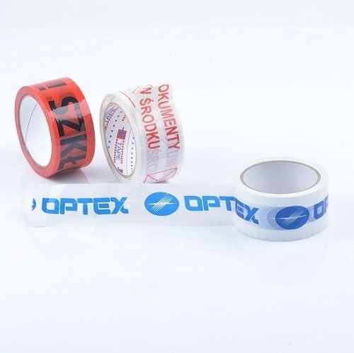 Taśmy pakowe z logo firmy Solvent 1 kolor 360 szt.