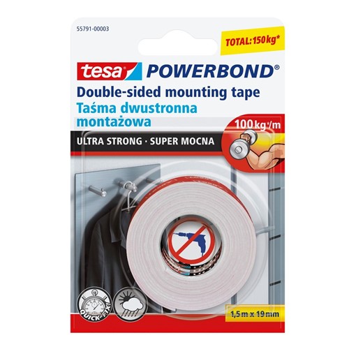 Taśma montażowa POWERBOND super mocna 19mm/1,5m