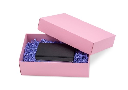 Pudełko ozdobne 255x160x75 Różowe Pudrowe L