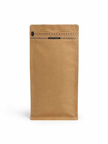 Torebki doypack brązowy kraft 250 ml 120×80×200 mm 25 sztuk