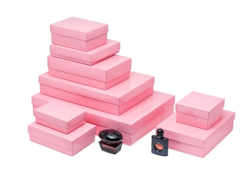 Pudełko Laminowane 180x180x40mm Różowe