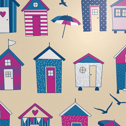 Papier ozdobny DOMKI 0,69x50m