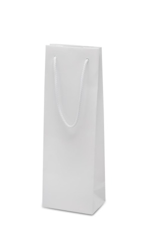 Torebka Papierowa Na Wino Biała