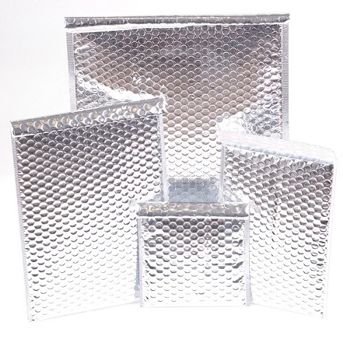 Koperta bąbelkowa metaliczna srebrna D14 180x250mm