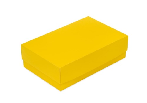 Opakowanie ozdobne L 255x160x75mm Żółte