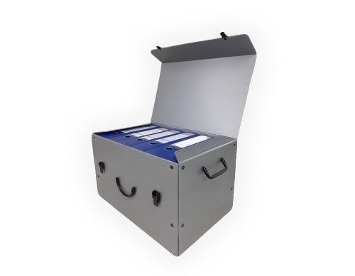 Pudło archiwizacyjne 425x320x290mm Srebrne