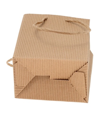 Torby z Tektury Karbowanej Sznurek