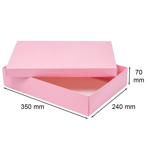 Pudełko Laminowane 350x240x70 Różowe