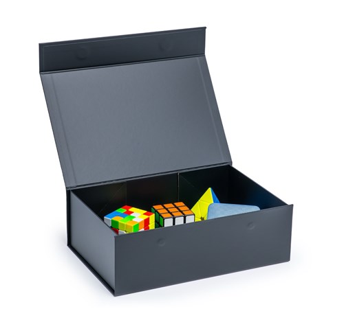 Pudełko Magnetyczne Czarne 440x320x120mm (zew) A3 Prezentowe