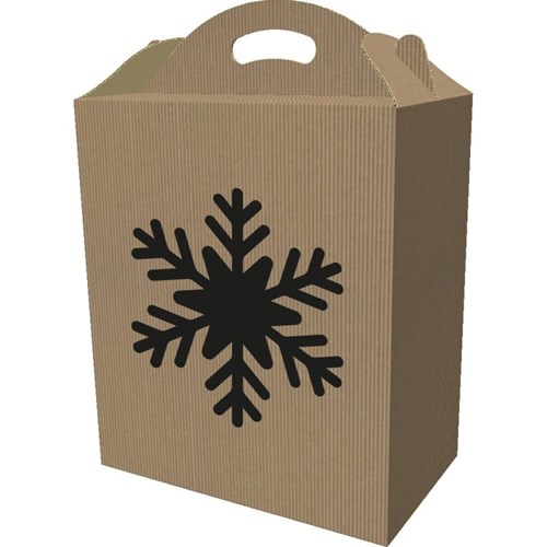 Pudełko karbowane z oknem F217 300x180x350mm (ŚNIEŻKA) EKO