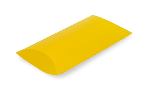 Pudełko ozdobne Poduszka M 210x135x40mm Żółte